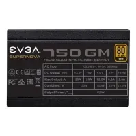 Bilde av EVGA SuperNOVA 750 GM - Strømforsyning (intern) - EPS12V / SFX12V - 80 PLUS Gold - AC 100-240 V - 750 watt - aktiv PFC PC & Nettbrett - UPS - UPS nettverk og server