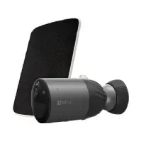 Bilde av EZVIZ Bullet Kamera kit med genopladeligt batteri og solcelle panel, 4MP 2.8mm optik, Lys op til 10m, SD kort på 32GB, IP66, Wi-Fi Foto og video - Overvåkning - Overvåkingsutstyr