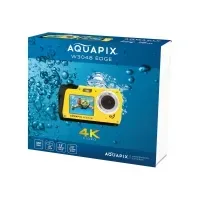 Bilde av Easypix Aquapix W3048 Edge - Digitalkamera - kompakt - 13.0 MP / 48 MP (interpolert) - 4K / 10 fps - under vannet inntil 3 m - gul Digitale kameraer - Kompakt