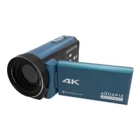 Bilde av Easypix Aquapix WDV5630 - Videoopptaker - 4K / 30 fps - 13.0 MP - flashkort - under vannet inntil 5 m - gråblå Foto og video - Videokamera