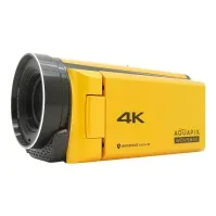 Bilde av Easypix Aquapix WDV5630 - Videoopptaker - 4K / 30 fps - 13.0 MP - flashkort - under vannet inntil 5 m - gul Foto og video - Videokamera
