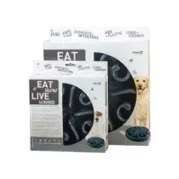 Bilde av Eat Slow Live Longer Original Grey L 1 st Kjæledyr - Hund - - Slow feed / Lick mat