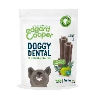 Bilde av Edgard & Cooper Doggy Dental Tyggepinner Eple & Eukalyptus 7-pack (S) Hund - Hundegodteri - Dentaltygg