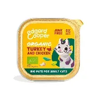 Bilde av Edgard&Cooper Cat Organic Turkey Katt - Kattemat - Våtfôr