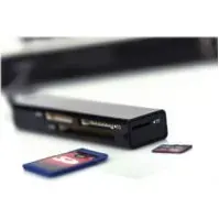 Bilde av Ednet USB 2.0 Multi Card Reader - Kortleser (CF II, MS, MS PRO, MMC, SD, MS PRO Duo, CF, TransFlash, microSD, SDHC) - USB 2.0 Foto og video - Foto- og videotilbehør - Kortlesere