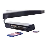 Bilde av Ednet USB 3.0 MULTI CARD READER - Kortleser (MS, MS PRO, MMC, SD, MS PRO Duo, CF, TransFlash, microSD, SDHC) - USB 3.0 Foto og video - Foto- og videotilbehør - Kortlesere