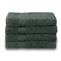 Bilde av Egyptisk bomull håndkle - Badehåndkle 70x140cm - Mørkegrønn - Luksuriøse håndklær fra "By Borg" Håndklær