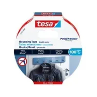 Bilde av Ekstra sterk dobbeltsidig festetape TESA Powerbond Ultra Strong, 19 mm x 5 m (4042448353702) Papir & Emballasje - Markering - Etiketter og Teip
