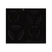 Bilde av Electrolux EHF6343FOK - Keramisk komfyrtopp - 4 plater - Nisje - bredde: 56 cm - dybde: 49 cm - med avskrådd ramme - svart Hvitevarer - Platetopper - Induksjon