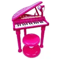 Bilde av Elektronisk piano med mikrofon rosa Bontempi musikkinstrumenter 103072 Musikalske leker