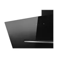 Bilde av Elica Shy-S BL/A/60 - Panser - skorsteinvinklet - bredde: 59.8 cm - dybde: 32.6 cm - ekstraksjon og resirkulasjon (-) - svart glass Hvitevarer - Ventilator - Veggfestet