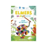 Bilde av Elmers malebog | David McKee Skole og hobby - Skolehefter & Arbeidsbøker - Løse ark og blokker