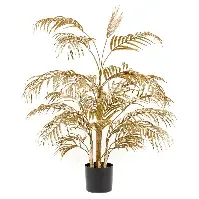 Bilde av Emerald Kunstig Areca-palme 105 cm gull - Kunstig flora - Kunstig plante blomst