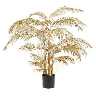 Bilde av Emerald Kunstig Areca-palme 145 cm gull - Kunstig flora - Kunstig plante blomst