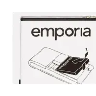 Bilde av Emporia 1150mAh Li-Ion, batteridrevet, svart, Lithium-Ion (Li-Ion), 1150 mAh, 3,7 V, Emporia F210, F220, FLIP basic Tele & GPS - Mobil reservedeler - Andre