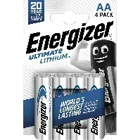 Bilde av Energizer - Battery AA/LR6 Ultimate Lithium - Pack of 4 - Elektronikk