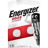 Bilde av Energizer - Battery Lithium 3V CR2025 (2-pack) - Elektronikk