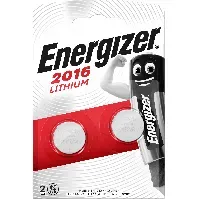 Bilde av Energizer - Battery Lithium CR2016 (2-pack) - Elektronikk