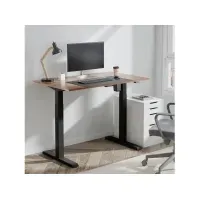Bilde av Ergo Office ER-403B Sit-stand Desk Table Frame Electric Height Adjustable Desk Office Table Without Table Top Black Barn & Bolig - Møbler - Bord