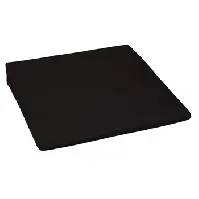Bilde av Ergonomisk skråpute/sittekile i svart - 35x35cm Høyde 2-6cm Innredning , Tekstiler , Stolputer