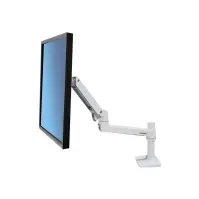 Bilde av Ergotron LX - Monteringssett (leddarm, skrivebordsklemmemontering, stang, utvidelsesbøyle) - for LCD-skjerm - aluminium, stål - hvit - skjermstørrelse: inntil 34 - skrivebord TV, Lyd & Bilde - Monteringsfester - Vegg