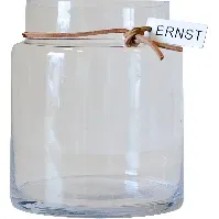 Bilde av Ernst Glassvase med lærbånd 22,5 cm Vase