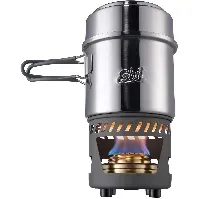 Bilde av Esbit Kokesett med spritbrenner 0,98 liter, rustfritt stål Stormkjøkken