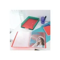 Bilde av Esselte Colour'Breeze - Displaybok - 80 rom - bokryggbredde: 25 mm - for A4 - kapasitet: 160 ark - translucent coral Arkivering - Presentasjonsmapper & omslag - Demo mapper