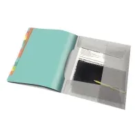 Bilde av Esselte Colour'Ice - Klassifiseringsmappe - 12 rom - 12 deler - med faner - mange farger Arkivering - Elastikmapper & Chartekker - Sortering av mapper