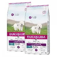Bilde av Eukanuba Daily Care Adult Sensitive Skin 2 x 12kg Hund - Hundemat - Spesialfôr - Hundefôr til følsom hud