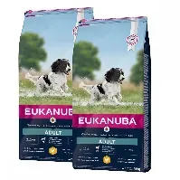 Bilde av Eukanuba Dog Adult Medium 2 x 15kg Hund - Hundemat - Tørrfôr