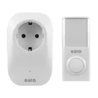 Bilde av Eura EURA WDP-91H2 SOUL trådløs ringeklokke med ~230v-uttak - batterifri, utvidbar, schuko Huset - Sikkring & Alarm - Alarmer