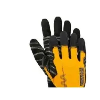 Bilde av Eureka anivibr. handske str 10 - Impact Vibration Flexi, gul/sort, aftagelige fingerspidser Klær og beskyttelse - Hansker - Arbeidshansker