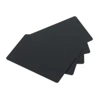 Bilde av Evolis - Ikke-plastifisert polyvinylklorid (PVC-U) - 30 mille - matt svart - 86 x 54 mm 500 kort kort - for Evolis Quantum 2 Standard Papir & Emballasje - Markering - Plast kort