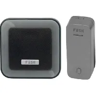 Bilde av FESH SMART HOME ringeklokke, koksgrå Backuptype - El