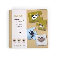 Bilde av FILIBABBA - Parent and baby puzzles - Farm animals - (FI-02767) - Leker