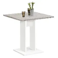 Bilde av FMD Spisebord 70 cm sandfarget eik og hvit - Møbler > Bord > Spisebord