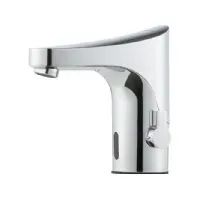 Bilde av FMM 9000E Tronic berøringsfrit håndvask armatur med temperaturgreb, batteridrift (inkl batteri) Rørlegger artikler - Baderommet - Håndvaskarmaturer