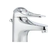 Bilde av FMM 9000e håndvask. m/træk op - krom, g3/8, med træk op bundventil Rørlegger artikler - Baderommet - Håndvaskarmaturer