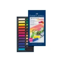 Bilde av Faber-Castell - Fargeblyant - myk pastell (en pakke 24) Skole og hobby - Faste farger - Fargekritt til skolebruk