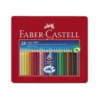 Bilde av Faber-Castell GRIP 2001 - Fargeblyant - assorterte farger (en pakke 24) Skriveredskaper - Blyanter & stifter - Blyanter