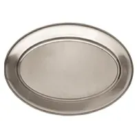 Bilde av Fad 35x22 cm Oval med Fane Rustfri stål,stk Catering - Service - Tallerkner & skåler