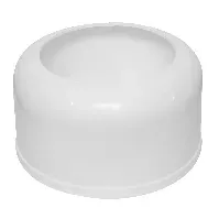 Bilde av Faluplast Muffeskjuler Delbar - Hvit Plast Tilbehør toalett