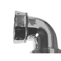 Bilde av Faluplast vinkelkobling - 90 grader, Krom, 1 1/4'', Med løs omløber, 32 mm, PP Rørlegger artikler - Baderommet - Tilbehør for håndvask