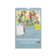 Bilde av Familiekalender Otto Dickmeiss med 5 kolonner 2024 - inkl. stickers Papir & Emballasje - Kalendere & notatbøker - Kalendere