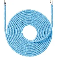 Bilde av Farget Stoffledning 4 meter - Turkisblå Stoffledning