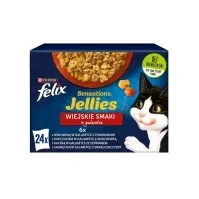 Bilde av Felix Sensations landlige smagsoplevelser i gelé - 24x 85g Kjæledyr - Katt - Kattefôr