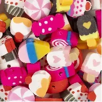 Bilde av Figure beads - Candy, Cake&Ice Cream, 200 pcs. (69608) - Leker