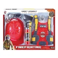 Bilde av Firefighter Set - Large Box (520356) /Dress Up /Multi Leker - Rollespill - Kostyme tilbehør