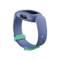 Bilde av Fitbit Ace 3 - Svart - aktivitetssporer med bånd - silikon - kosmisk blå / astrogrønn - display 0.72 - monokrom - Bluetooth - 19.3 g Sport & Trening - Pulsklokker og Smartklokker - Pulsklokker